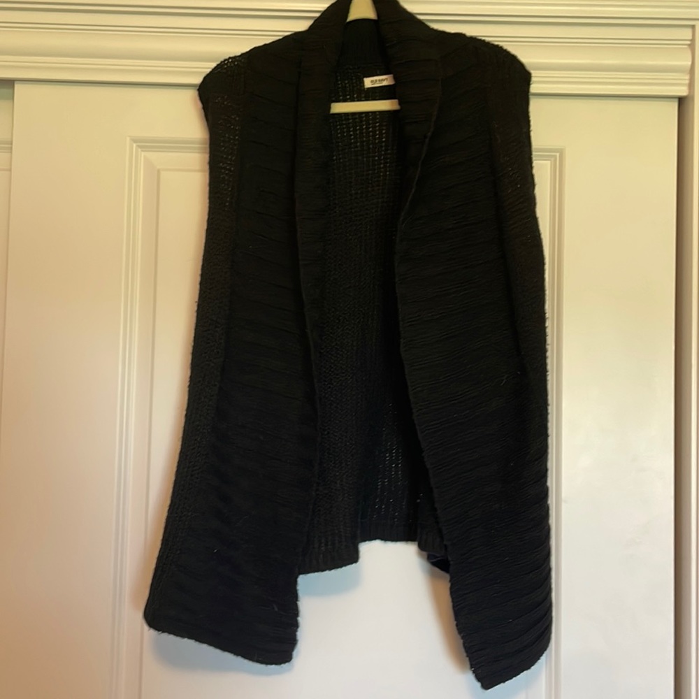 Sweater vest cardigan